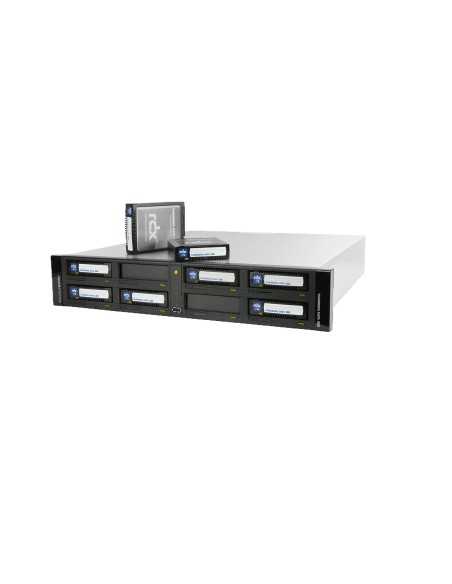 Overland-Tandberg RDX QuikStation 8 array di dischi 32 TB Armadio (2U) Nero