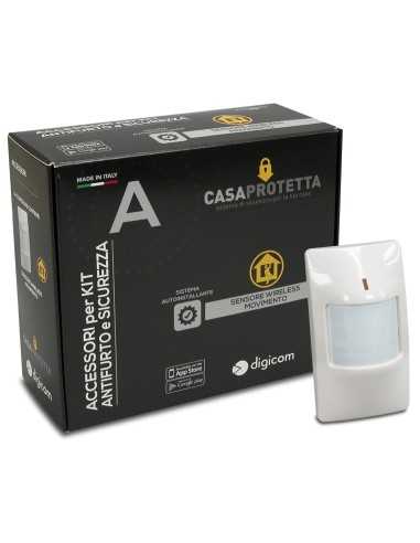 Digicom 8D5811DA rilevatore di movimento Sensore infrarosso Wireless Parete Bianco