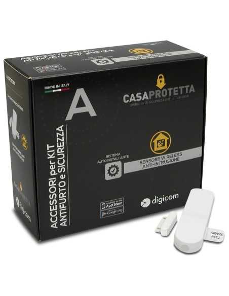 Digicom SENSORE MAGNETICO ANTINTRUSIONE Wireless Soffitto muro Bianco