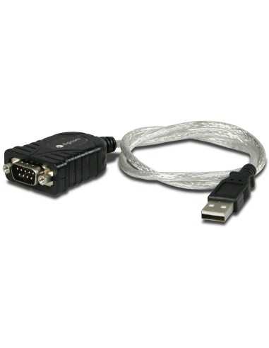 Digicom USB Serial Converter cavo seriale Nero, Argento USB tipo A DB-9