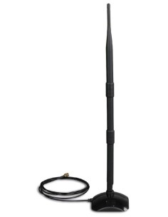 Digicom Antenna Wireless Onmidirezionale antenna di rete Antenna omnidirezionale RP-SMA 9 dBi