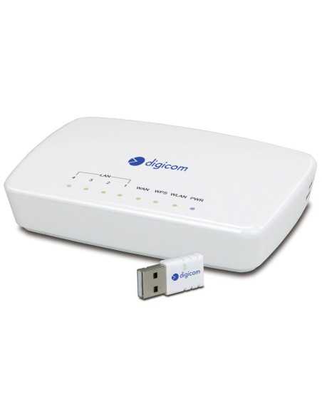 Digicom 8E4466 router wireless Fast Ethernet 4G Bianco