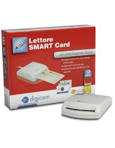 Digicom 8E4479 lettore di card readers USB USB 2.0 Bianco 2