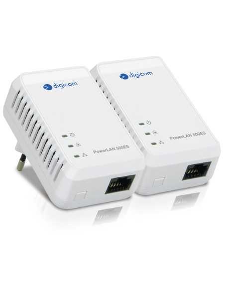 Digicom PL502E-A02 500 Mbit s Collegamento ethernet LAN Bianco 2 pz