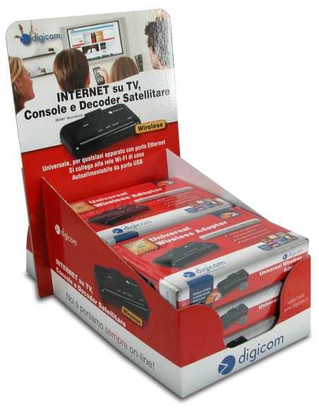 Digicom 8E4541 scheda di rete e adattatore WLAN 150 Mbit s