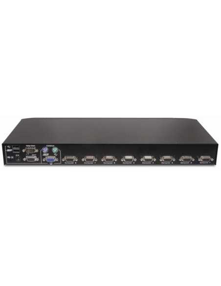 Vertiv Avocent 8 Computer - 1 Utente Locale - 2048 x 1536 - 2 x Porta PS 2USBVGA - 1U - Rack-Montabile, Desktop