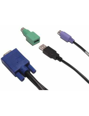 Vertiv Avocent 8 Computer - 1 Utente Locale - 2048 x 1536 - 2 x Porta PS 2USBVGA - 1U - Rack-Montabile, Desktop