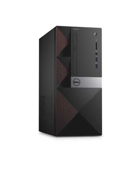 DELL Vostro 3668 DDR4-SDRAM i3-7100 Mini Tower Intel® Core™ i3 4 GB 1000 GB HDD Windows 10 Home PC Nero, Rosso