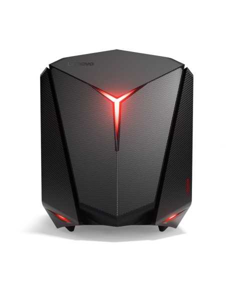 Lenovo IdeaCentre Y720 Cube DDR4-SDRAM i7-7700 Mini Tower Intel® Core™ i7 12 GB 1128 GB HDD+SSD Windows 10 Home PC Nero, Rosso