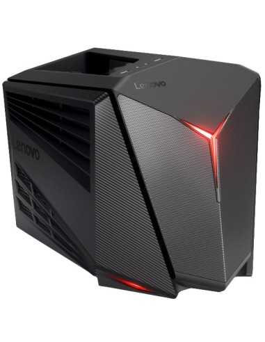 Lenovo IdeaCentre Y720 Cube DDR4-SDRAM i7-7700 Mini Tower Intel® Core™ i7 12 GB 1128 GB HDD+SSD Windows 10 Home PC Nero, Rosso