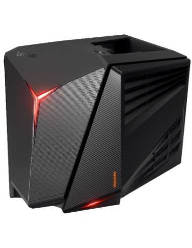Lenovo IdeaCentre Y720 Cube DDR4-SDRAM i7-7700 Mini Tower Intel® Core™ i7 12 GB 1128 GB HDD+SSD Windows 10 Home PC Nero, Rosso