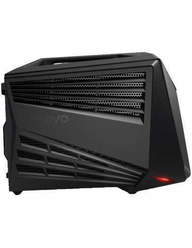 Lenovo IdeaCentre Y720 Cube DDR4-SDRAM i7-7700 Mini Tower Intel® Core™ i7 12 GB 1128 GB HDD+SSD Windows 10 Home PC Nero, Rosso