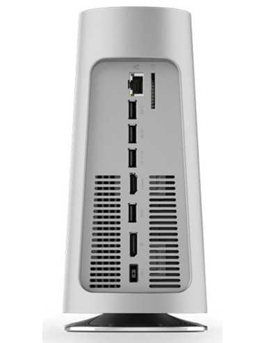 Lenovo IdeaCentre 620S DDR4-SDRAM i5-7400T mini PC Intel® Core™ i5 8 GB 256 GB SSD Windows 10 Home Nero, Argento