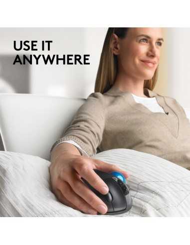 Logitech TRACKMAN Wireless Trackball M570 mouse Mano destra RF Wireless Laser