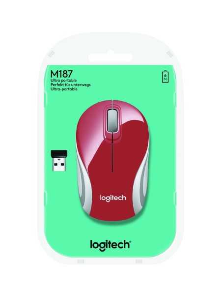 Logitech M187 mouse Ambidestro RF Wireless Ottico 1000 DPI