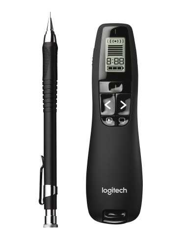Logitech Professional Presenter R700 puntatore wireless RF Nero