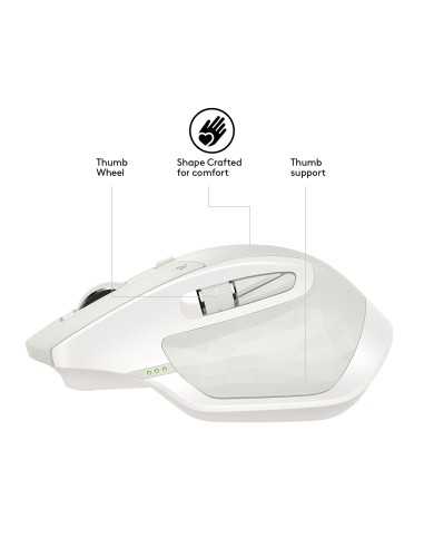 Logitech MX Master 2S Wireless mouse Mano destra Wireless a RF + Bluetooth Laser 4000 DPI