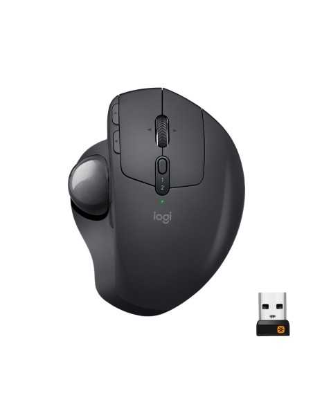 Logitech MX Ergo mouse Mano destra Wireless a RF + Bluetooth Trackball 440 DPI