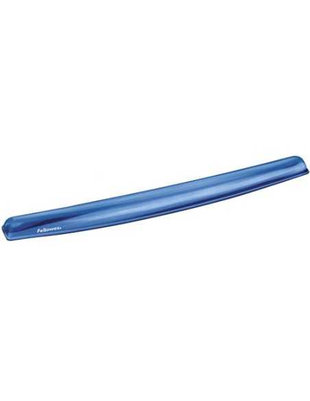 Fellowes 91137 poggiapolso Gel, Poliuretano Blu