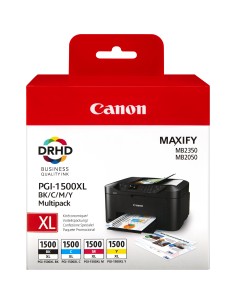 Canon Cartucce d'inchiostro a resa elevata Multipack BK C M Y PGI-1500XL