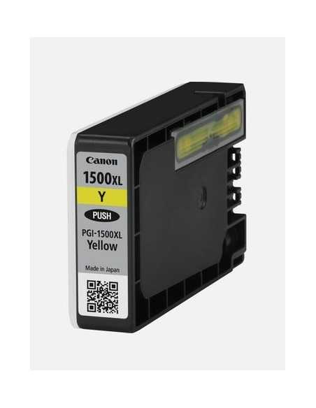 Canon PGI-1500XL Y cartuccia d'inchiostro Originale Resa elevata (XL) Giallo