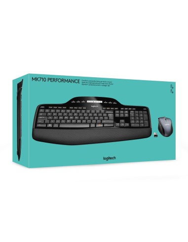 Logitech Wireless Desktop MK710 tastiera RF Wireless QWERTY Italiano Nero