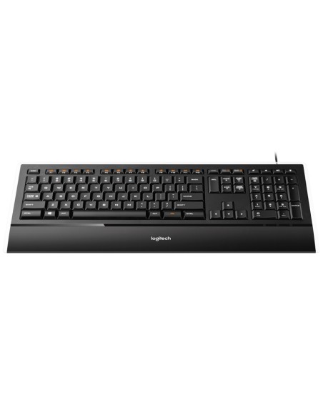 Logitech Illuminated Keyboard k740 tastiera USB QWERTY Italiano Nero