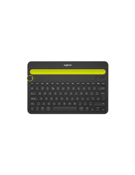 Logitech Bluetooth® Multi-Device Keyboard K480 tastiera QWERTY Italiano Nero, Lime