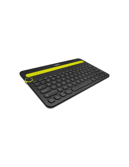 Logitech Bluetooth® Multi-Device Keyboard K480 tastiera QWERTY Italiano Nero, Lime