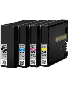 Canon Cartuccia d'inchiostro Multipack a resa elevata BK C M Y PGI-2500XL