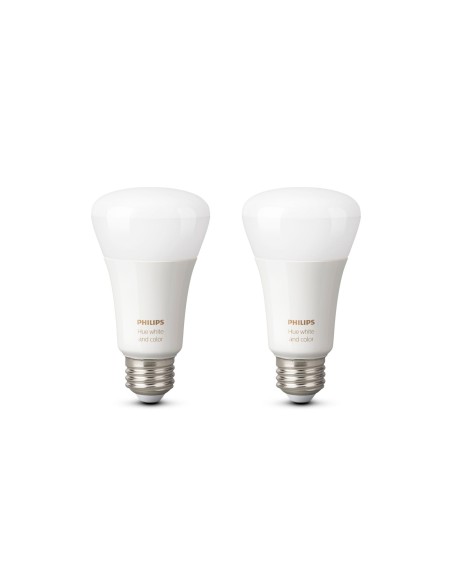 Philips Hue White and Color ambiance 2 x E27 bulb White and colored light Dual pack E27