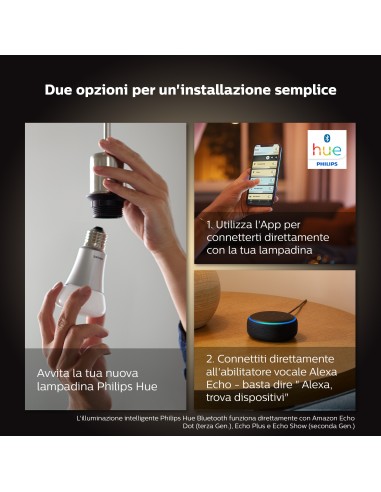 Philips Hue White and Color ambiance Lampadina singola E14