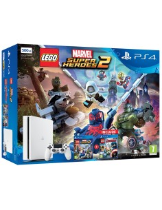 Sony PlayStation 4 500GB + Lego Marvel Super Heroes 2 + Lego Avengers Wi-Fi Bianco