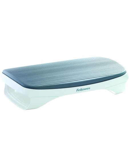 Fellowes 9361701 poggiapiede da scrivania Grigio, Bianco