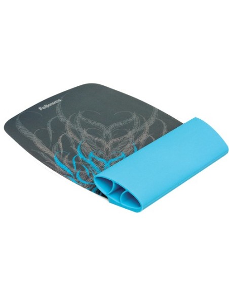 Fellowes 9362201 tappetino per mouse Blu, Grigio