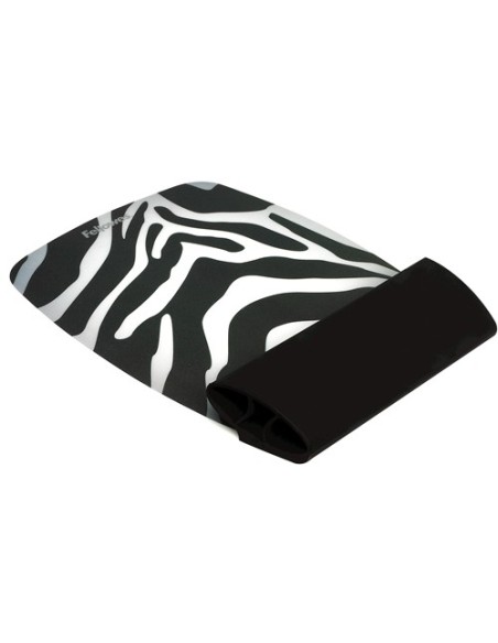 Fellowes 9362301 tappetino per mouse Nero, Bianco