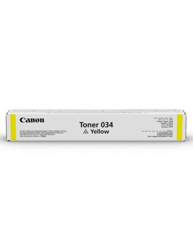 Canon 034 cartuccia toner 1 pz Originale Giallo