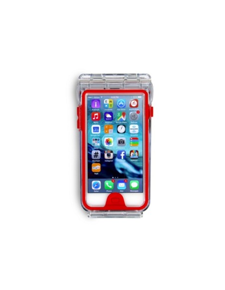 Fellowes 9476802 custodia per cellulare 11,9 cm (4.7") Cover a guscio Rosso, Trasparente