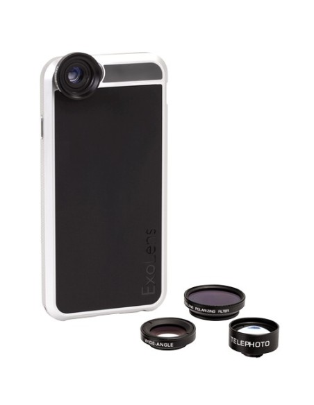 Fellowes ExoLens Case custodia per cellulare 11,9 cm (4.7") Cover Nero, Argento