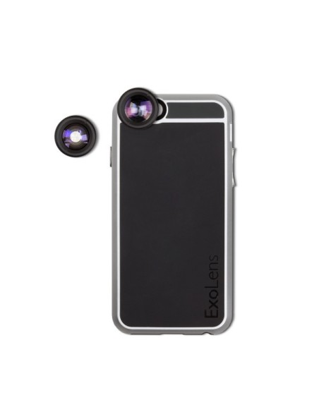 Fellowes ExoLens Case custodia per cellulare 14 cm (5.5") Cover Nero, Argento