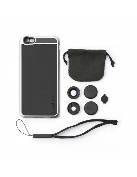 Fellowes ExoLens Case custodia per cellulare 14 cm (5.5") Cover Nero, Argento