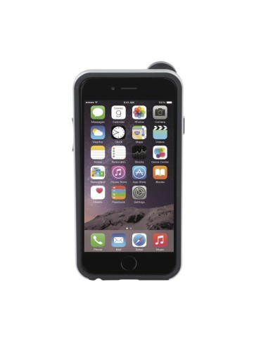 Fellowes ExoLens Case custodia per cellulare 14 cm (5.5") Cover Nero, Argento