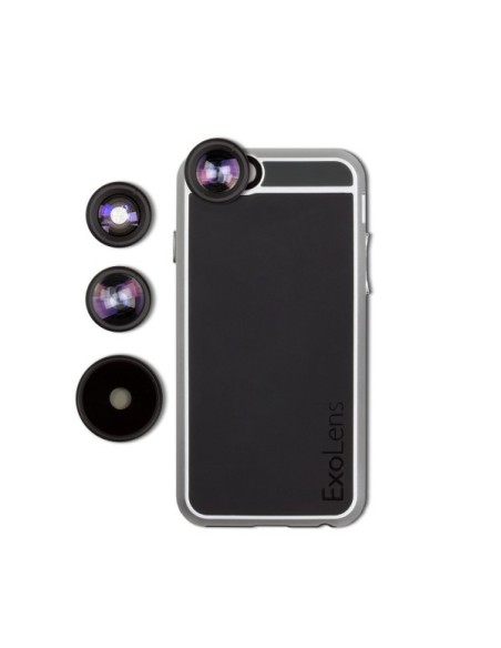 Fellowes ExoLens Case custodia per cellulare 14 cm (5.5") Cover Nero, Argento