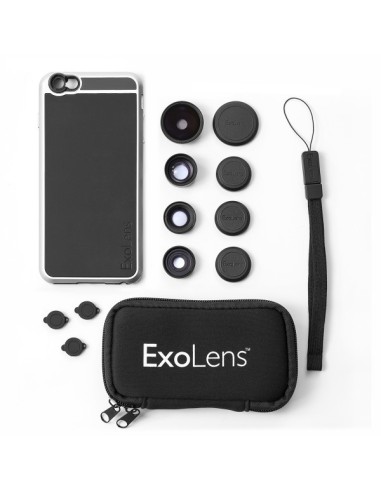 Fellowes ExoLens Case custodia per cellulare 14 cm (5.5") Cover Nero, Argento