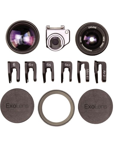 Fellowes ExoLens Edge Teleobiettivo e grandangolo Nero, Antracite