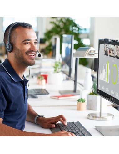 Logitech C270 Webcam HD, HD 720p 30fps, Videochiamate HD Widescreen, Correzione Automatica ‎Luminosità, Microfono Riduzione del