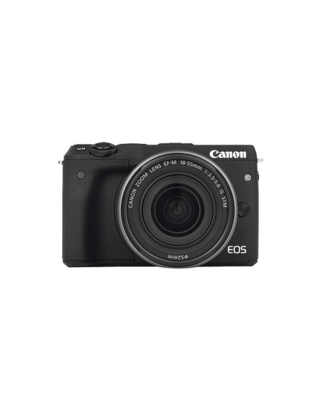 Canon EOS M3 + EF-M 18-55mm MILC 24,2 MP CMOS 6000 x 4000 Pixel Nero