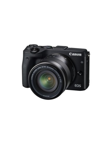 Canon EOS M3 + EF-M 18-55mm MILC 24,2 MP CMOS 6000 x 4000 Pixel Nero