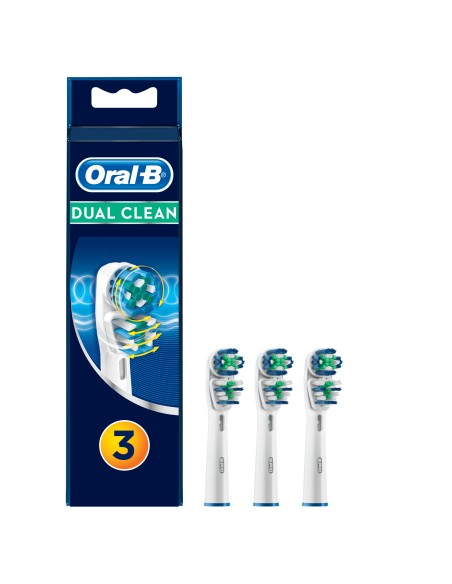 Oral-B Testine di ricambio Dual Clean 3 ricambi