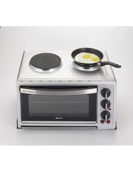 Ariete Bon Cuisine 380 Fornetto da appoggio Piastra sigillata Acciaio inossidabile